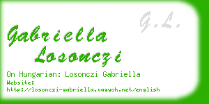 gabriella losonczi business card